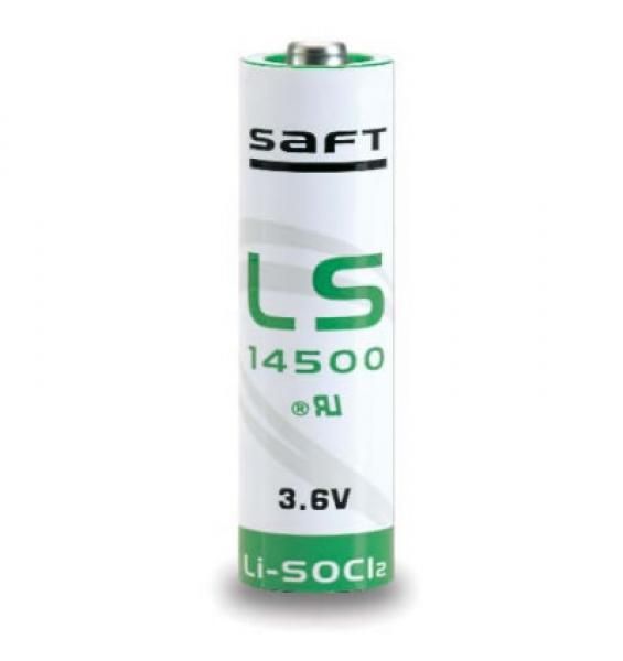Pila al Litio SAFT 3,6V 2,6Ah AA con Polo LS14500
