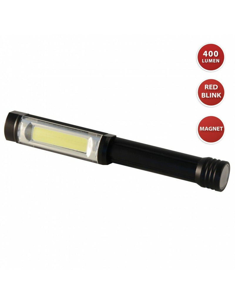 torcia con pannello led cob