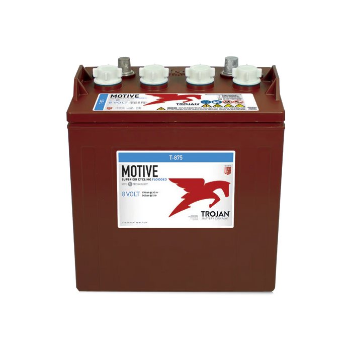 Batteria Trojan T-875 8V 170Ah per Golf Cart