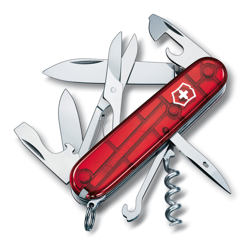 victorinox - coltello multiuso 91mm - climber ruby