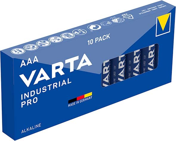 PILA ALCALINA VARTA FORMATO AAA 10PZ. IND.