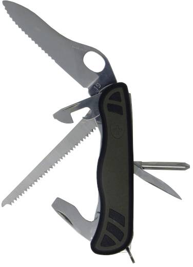 victorinox 0.8461.mwch coltellino svizzero numero funzioni 10 verde, nero
