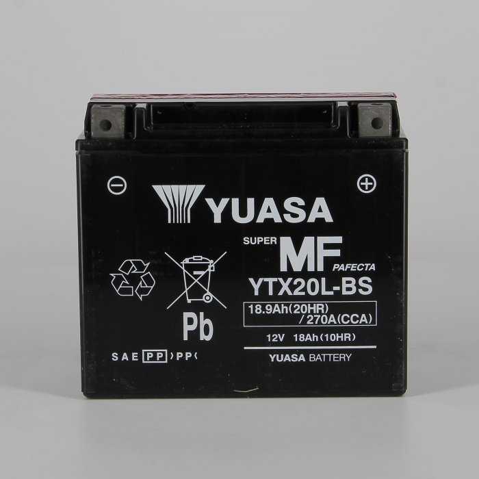 Batteria Moto Yuasa YTX20L-BS 12V 18Ah
