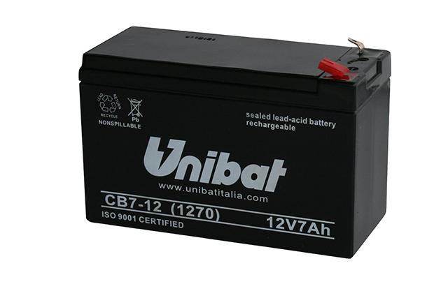 batteria ricaricabile  vlra-agm 12volt 7ah  cb7-12