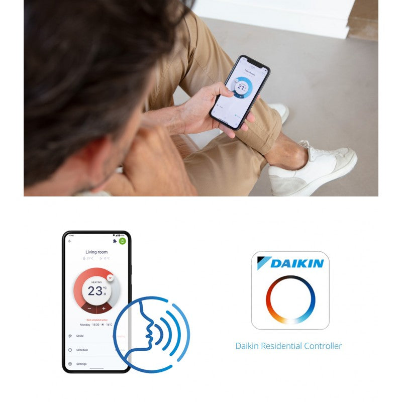 Daikin ATXD35E ARXD35ECondizionatore Climatizzatore 12000BTU Siesta Essence A+++ R32 Inverter Wifi Bianco