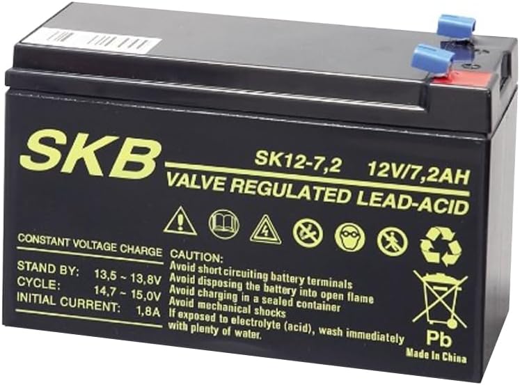 SKB BATTERIA AL PIOMBO AGM RICARICABILE SK12-7,2