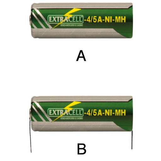 Batteria Extracell Ni-MH 1,2 V 1800 mAh 4/5 A con terminali - MPN 30/00237-00